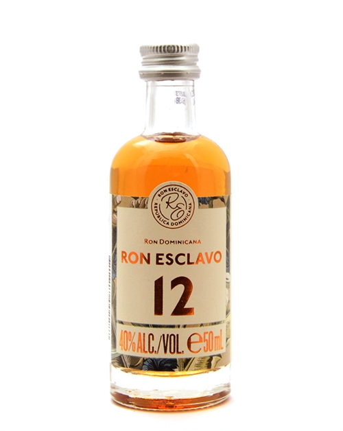 Ron Esclavo Miniature Solera 12 år Dominikanske Republik Rom 5 cl 40%