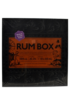 The Rum Box Lilla Edition Miniature Gavesæt Spirit Drink 10x5 cl 42,3%