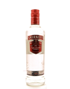 Smirnoff RED Triple Distilled No. 21 Vodka 50 cl 37,5%