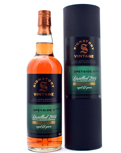 Speyside 11 Tamdhu 2013/2024 Signatory Small Batch 11 år Single Speyside Malt Whisky 48,2%