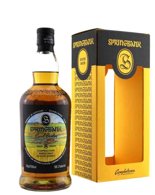 Springbank 2024 December release Local Barley 8 år Single Campbeltown Malt Whisky 58,1%