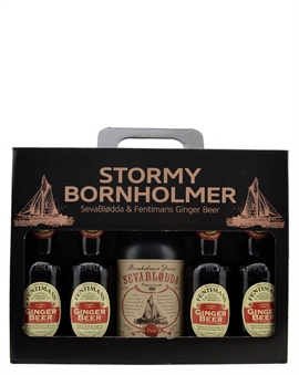 Bornholmer Dram Stormy Bornholmer SevaBlødda & Fentimans Ginger Beer gaveæske 50 cl 40%