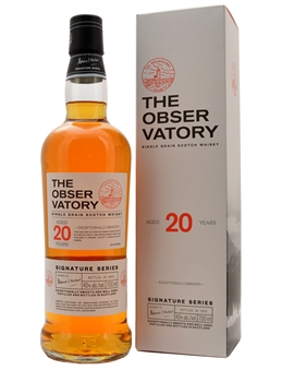 The Observatory 20 år Signature Series Single Grain Scotch Whisky 70 cl 40%