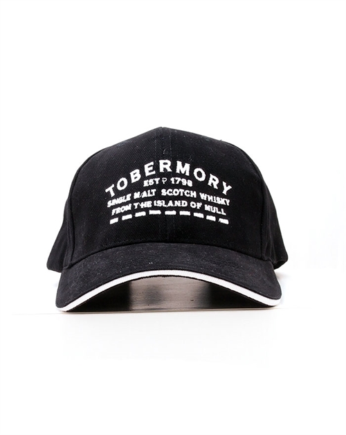 Tobermory Cap Sort med hvidt logo