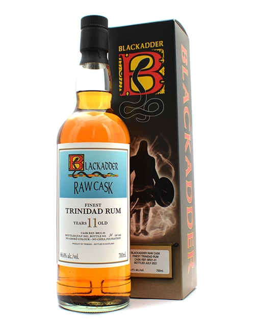 Trinidad 2021 Blackadder Raw Cask 11 år Finest Trinidad Rom 70 cl 66,4%