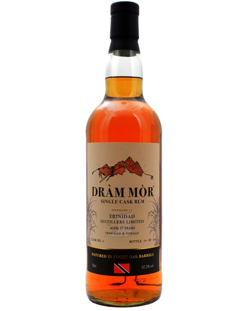 Distillers Limited 17 år Dram Mor Trinidad & Tobago Single Cask Rum 57,5%