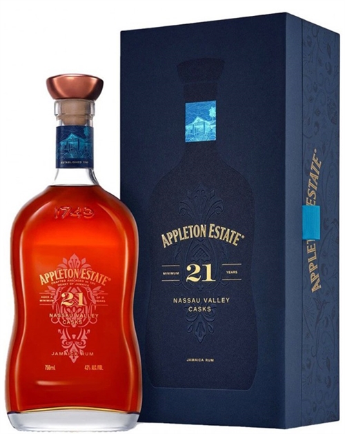 Appleton Estate 21 år Single Estate Nassau Valley Cask Jamaica Rom 70 cl 43%