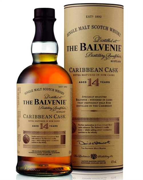 Balvenie Caribbean Cask 14 yr Rom Fade Single Speyside Malt Whisky