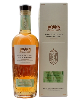 Boann Distillery Triple Distilled Single Pot Still Maderia Cask Irsk Whiskey