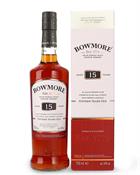 Bowmore 15 år Sherry Cask Finish Islay Single Malt Scotch Whisky 70 cl 43%