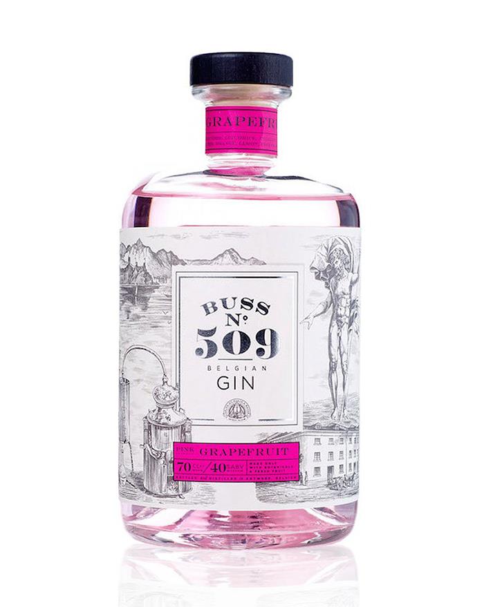 Lækker gin fra Buss No. 509 Pink Grapefruit Gin