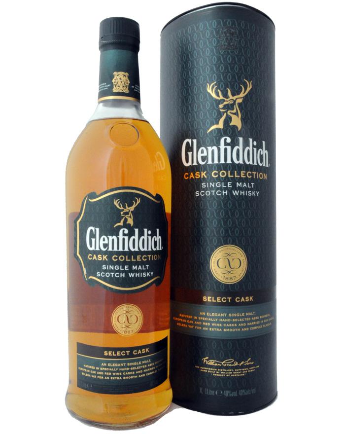 Виски до 1000 рублей. Виски Glenfiddich Cask collection. Виски Glenfiddich select Cask. Гленфиддик Селект Каск 1л. Гленфиддик синий select Cask.