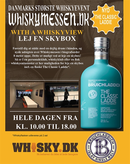 Lej en Skybox - WHISKYMESSEN 2025 Kolding