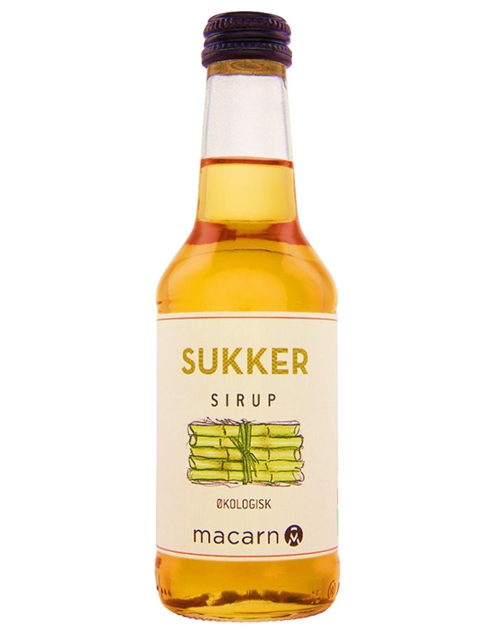 Macarn Sukker Sirup Økologisk Syrup Nyborg Destilleri 25 cl 