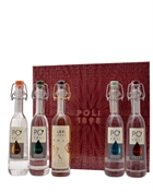 Poli Baby Pack Grappa Smagesæt 5x10cl 30-40%