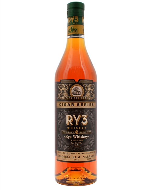 Ry3 Cigar Series Cask Strength Triple Cask Finish Blended Whiskey 70 cl 62,1%