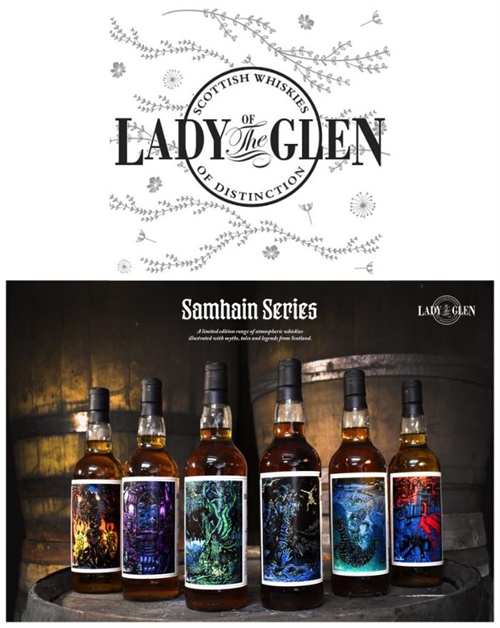 Samhain Whiskyset Lady of the Glen 5 år til 30 år Single Scotch Whisky 70 cl 46% til 60,8%