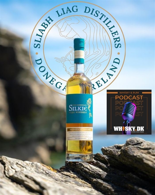 Vores blogger smager på whiskey fra Irske Sliabh Liag Distillers podcast