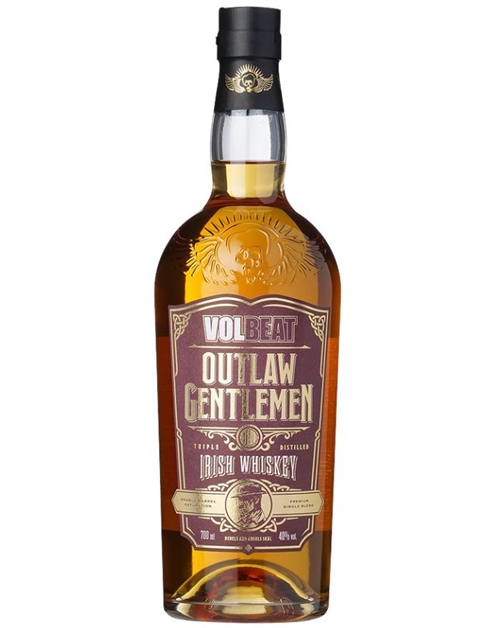 Volbeat Outlaw Gentleman Whiskey 4 yr Triple Distilled Irish Whiskey 70 cl 